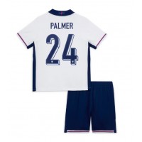 Camiseta Inglaterra Cole Palmer #24 Primera Equipación Replica Eurocopa 2024 para niños mangas cortas (+ Pantalones cortos)